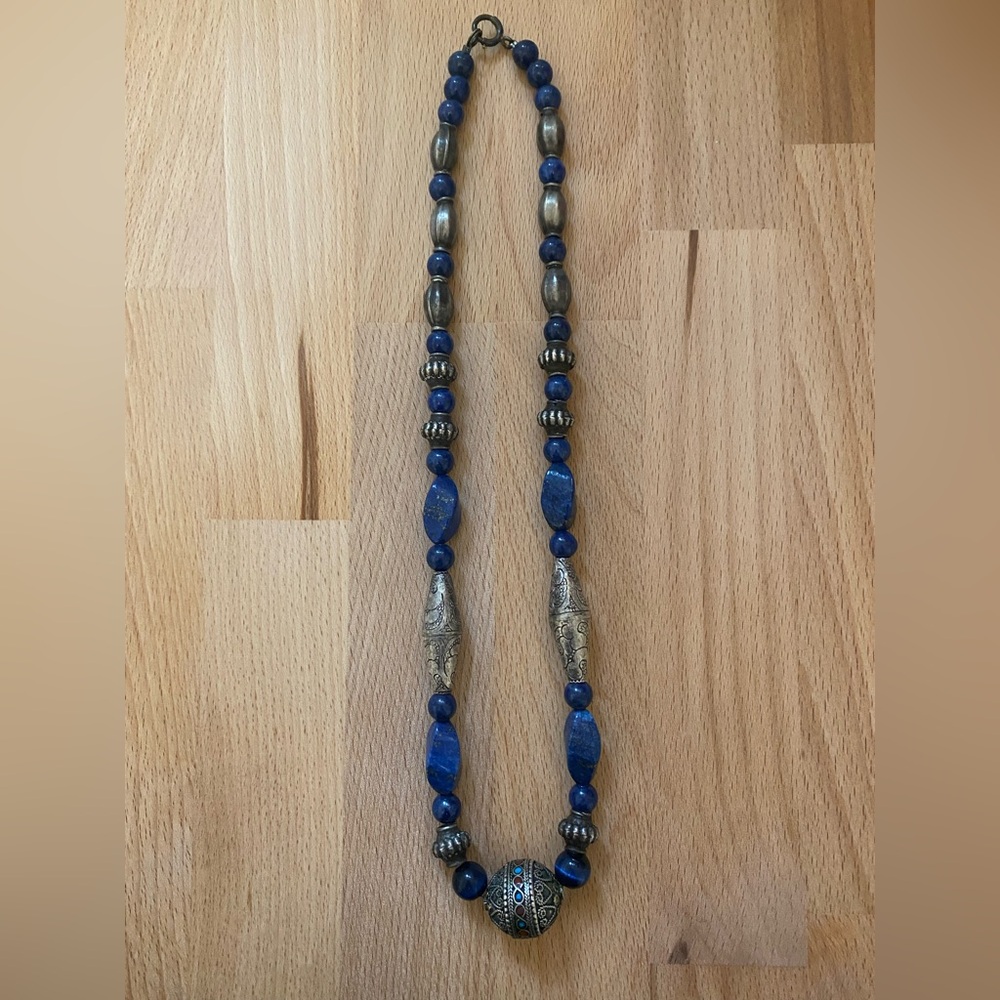 Lapis Lazuli Beaded Necklace